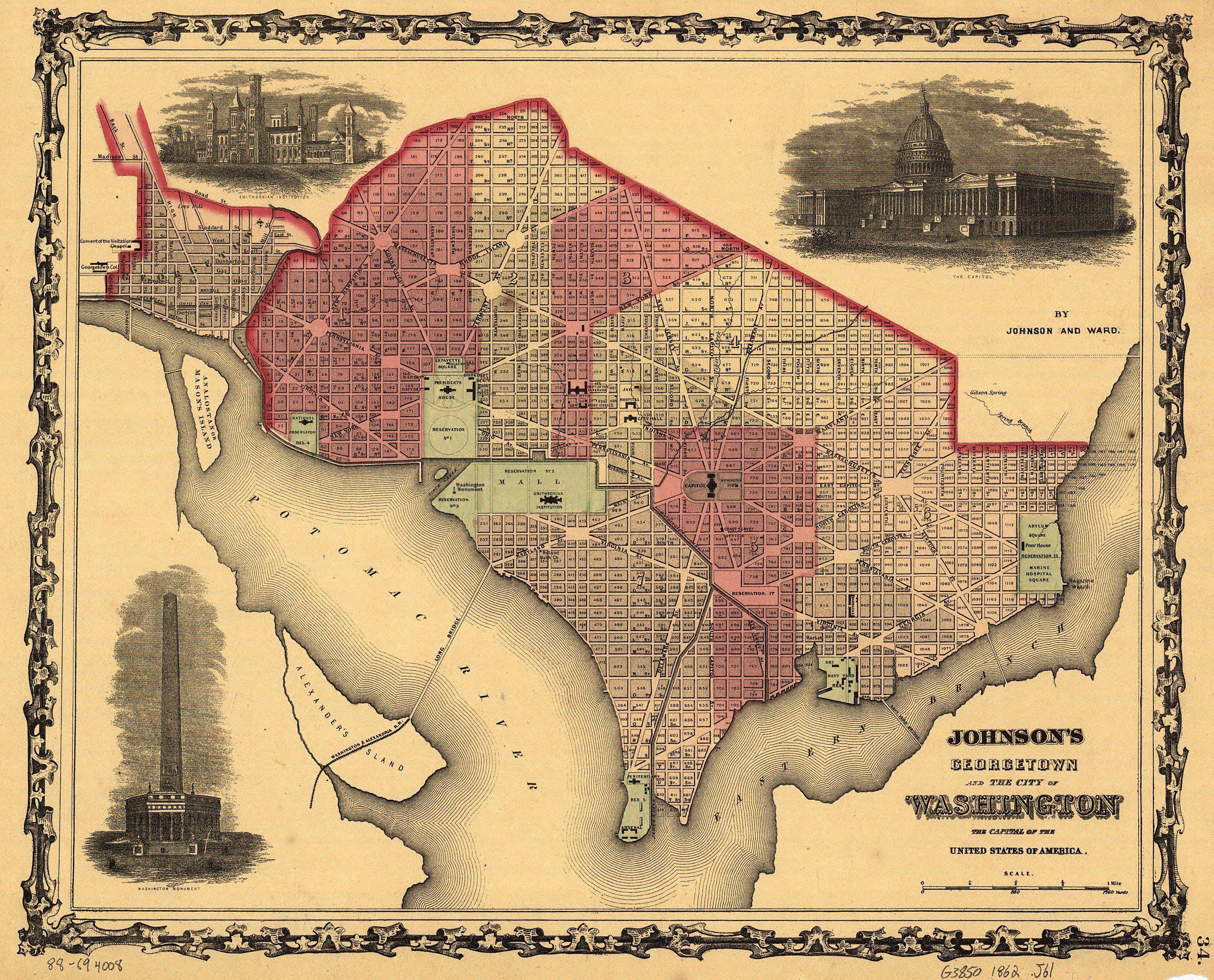 United States Digital Map Library, District of Columbia Maps